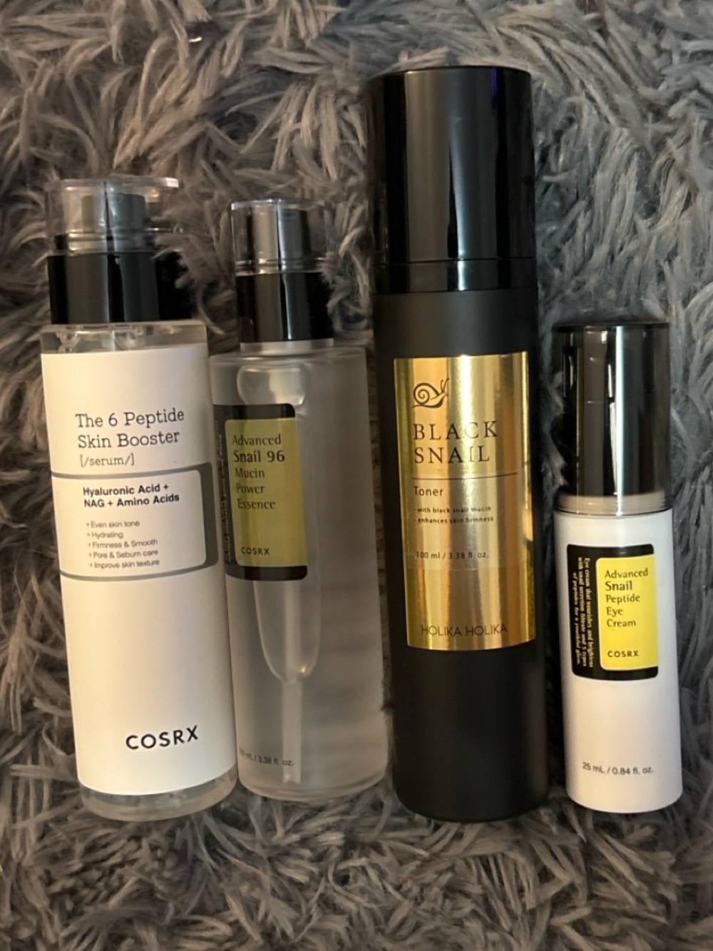 Snail Mucin Skincare Bundle COSRX + Holika Holika ✨ Hydrating Set